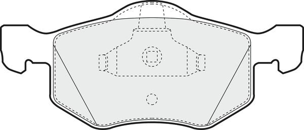 APEC PD3542 - Kit de plaquettes de frein, frein à disque cwaw.fr