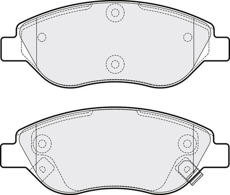 APEC PD3556 - Kit de plaquettes de frein, frein à disque cwaw.fr