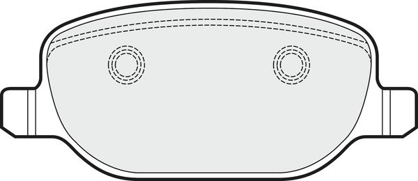 APEC PD3560 - Kit de plaquettes de frein, frein à disque cwaw.fr