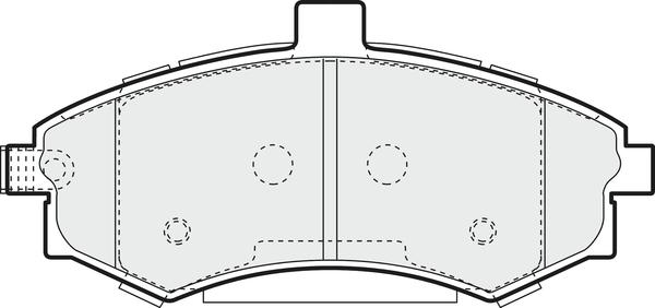 APEC PD3567 - Kit de plaquettes de frein, frein à disque cwaw.fr