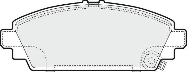 APEC PD3505 - Kit de plaquettes de frein, frein à disque cwaw.fr