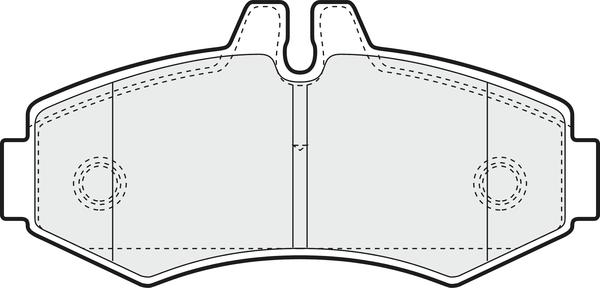 APEC PD3506 - Kit de plaquettes de frein, frein à disque cwaw.fr