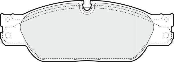 APEC PD3519 - Kit de plaquettes de frein, frein à disque cwaw.fr