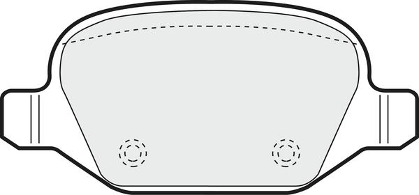 APEC PD3514 - Kit de plaquettes de frein, frein à disque cwaw.fr