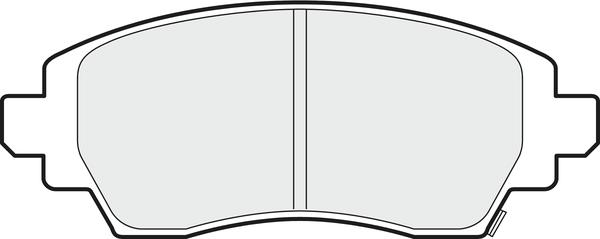 APEC PD3510 - Kit de plaquettes de frein, frein à disque cwaw.fr