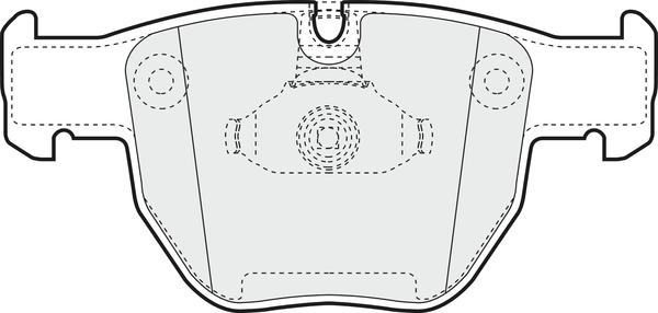 APEC PD3586 - Kit de plaquettes de frein, frein à disque cwaw.fr