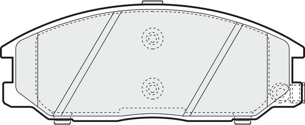 APEC PD3534 - Kit de plaquettes de frein, frein à disque cwaw.fr