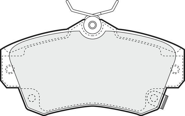 APEC PD3530 - Kit de plaquettes de frein, frein à disque cwaw.fr