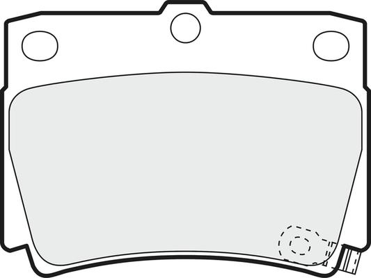 APEC PD3529 - Kit de plaquettes de frein, frein à disque cwaw.fr