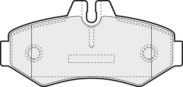 APEC PD3522 - Kit de plaquettes de frein, frein à disque cwaw.fr