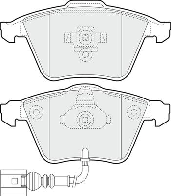 APEC PD3579 - Kit de plaquettes de frein, frein à disque cwaw.fr