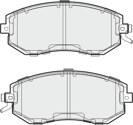 APEC PD3571 - Kit de plaquettes de frein, frein à disque cwaw.fr