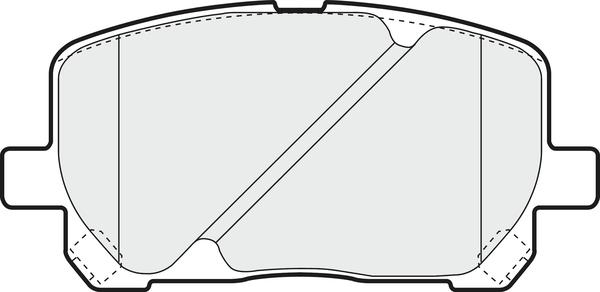 APEC PD3573 - Kit de plaquettes de frein, frein à disque cwaw.fr