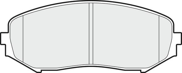 APEC PD3642 - Kit de plaquettes de frein, frein à disque cwaw.fr