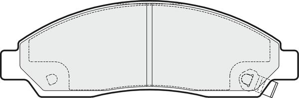 APEC PD3609 - Kit de plaquettes de frein, frein à disque cwaw.fr