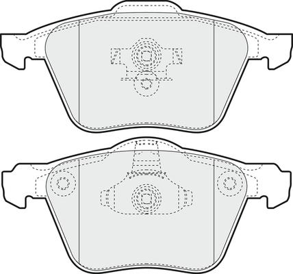 APEC PD3604 - Kit de plaquettes de frein, frein à disque cwaw.fr