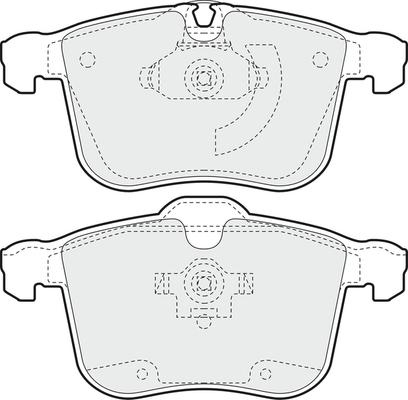 APEC PD3600 - Kit de plaquettes de frein, frein à disque cwaw.fr