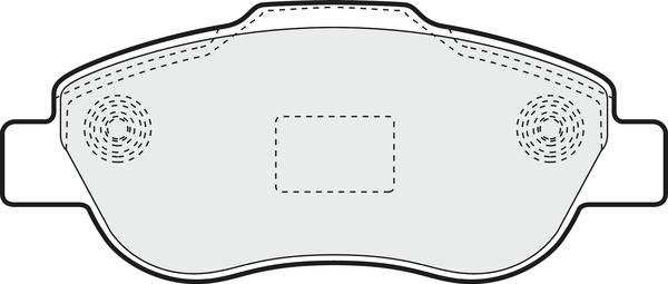 APEC PD3610 - Kit de plaquettes de frein, frein à disque cwaw.fr