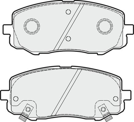 APEC PD3618 - Kit de plaquettes de frein, frein à disque cwaw.fr