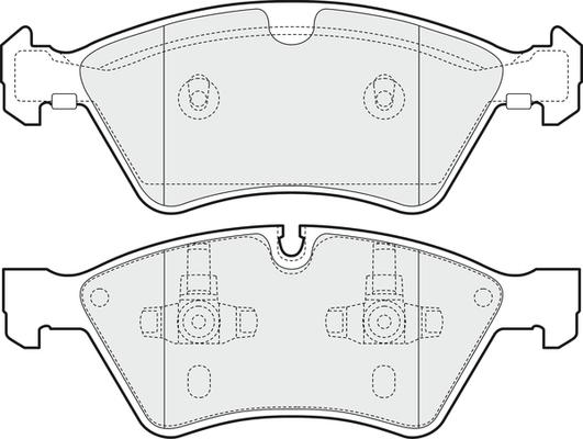 APEC PD3629 - Kit de plaquettes de frein, frein à disque cwaw.fr