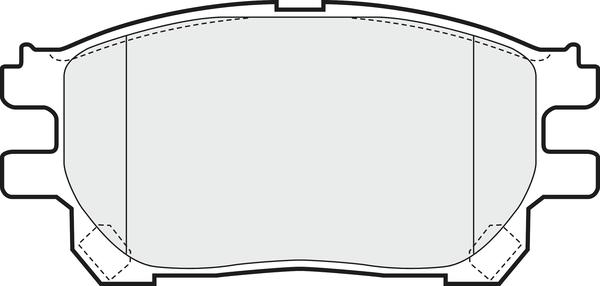 APEC PD3622 - Kit de plaquettes de frein, frein à disque cwaw.fr