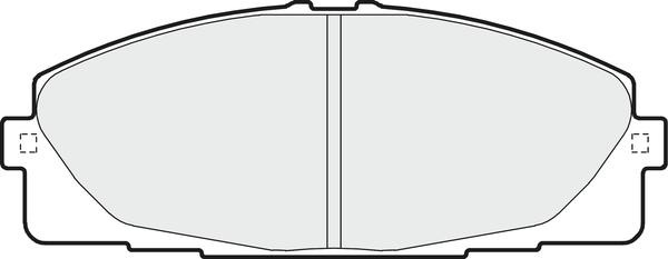 APEC PD3677 - Kit de plaquettes de frein, frein à disque cwaw.fr