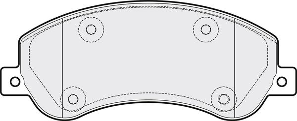 APEC PD3093 - Kit de plaquettes de frein, frein à disque cwaw.fr