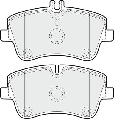 APEC PD3049 - Kit de plaquettes de frein, frein à disque cwaw.fr