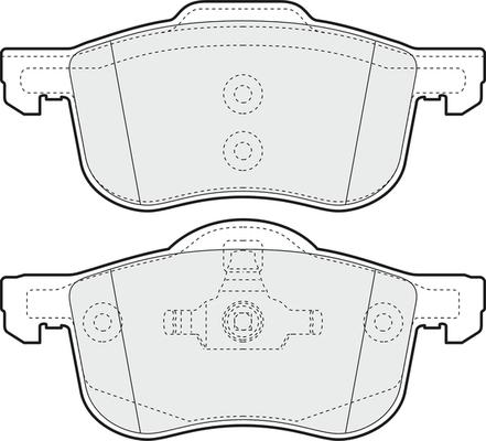 APEC PD3044 - Kit de plaquettes de frein, frein à disque cwaw.fr