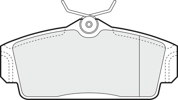 APEC PD3042 - Kit de plaquettes de frein, frein à disque cwaw.fr