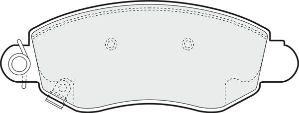 APEC PD3050 - Kit de plaquettes de frein, frein à disque cwaw.fr