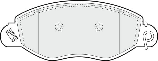 APEC PD3051 - Kit de plaquettes de frein, frein à disque cwaw.fr