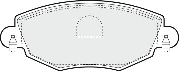 APEC PD3053 - Kit de plaquettes de frein, frein à disque cwaw.fr