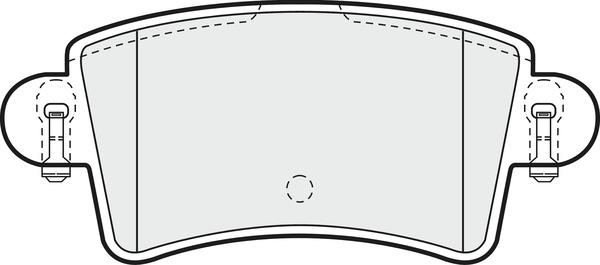 APEC PD3057 - Kit de plaquettes de frein, frein à disque cwaw.fr