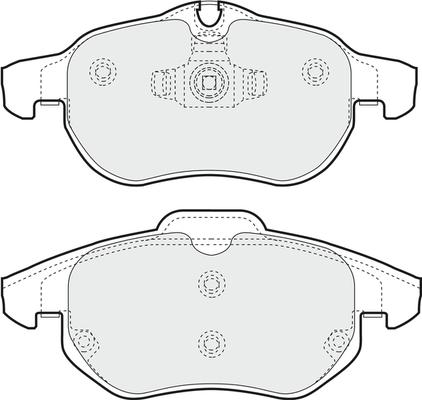 APEC PD3069 - Kit de plaquettes de frein, frein à disque cwaw.fr