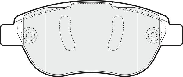 APEC PD3060 - Kit de plaquettes de frein, frein à disque cwaw.fr