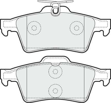 APEC PD3061 - Kit de plaquettes de frein, frein à disque cwaw.fr