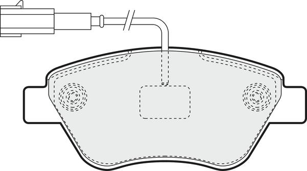 APEC PD3063 - Kit de plaquettes de frein, frein à disque cwaw.fr