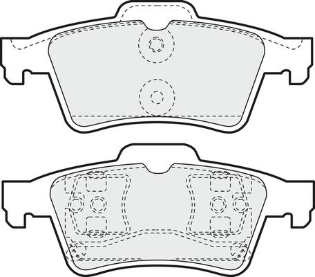 APEC PD3062 - Kit de plaquettes de frein, frein à disque cwaw.fr