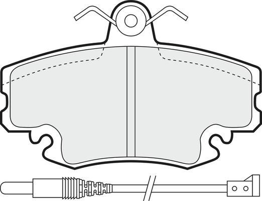 APEC PD3000 - Kit de plaquettes de frein, frein à disque cwaw.fr