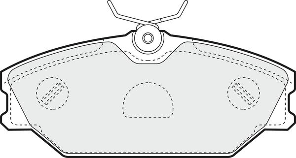 APEC PD3003 - Kit de plaquettes de frein, frein à disque cwaw.fr