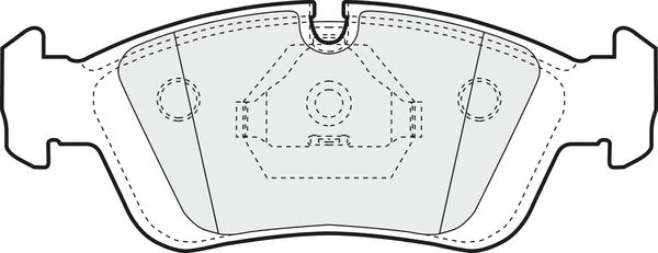 APEC PD3014 - Kit de plaquettes de frein, frein à disque cwaw.fr