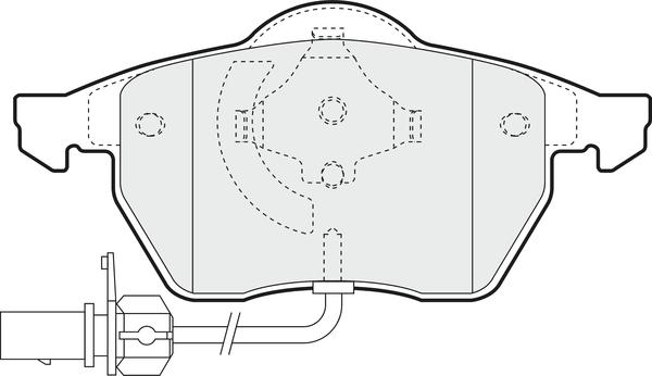 APEC PD3016 - Kit de plaquettes de frein, frein à disque cwaw.fr