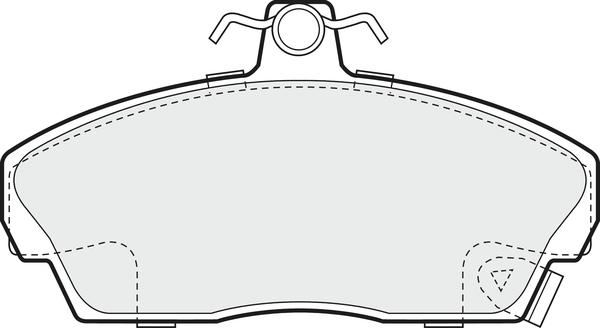 APEC PD3011 - Kit de plaquettes de frein, frein à disque cwaw.fr