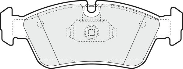 APEC PD3013 - Kit de plaquettes de frein, frein à disque cwaw.fr