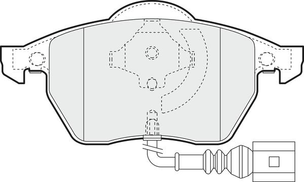 APEC PD3017 - Kit de plaquettes de frein, frein à disque cwaw.fr