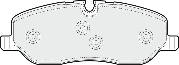 APEC PD3085 - Kit de plaquettes de frein, frein à disque cwaw.fr