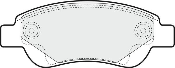 APEC PD3087 - Kit de plaquettes de frein, frein à disque cwaw.fr