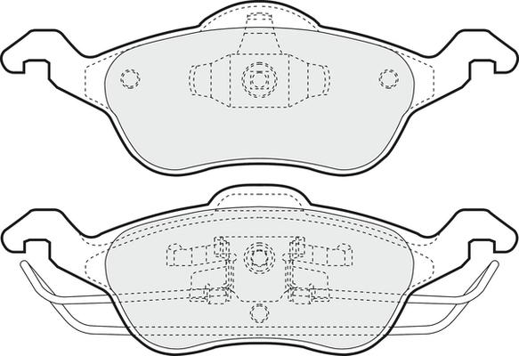 APEC PD3039 - Kit de plaquettes de frein, frein à disque cwaw.fr