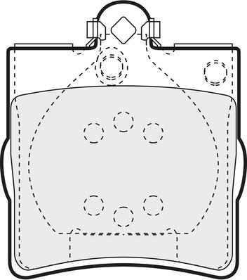 APEC PD3036 - Kit de plaquettes de frein, frein à disque cwaw.fr